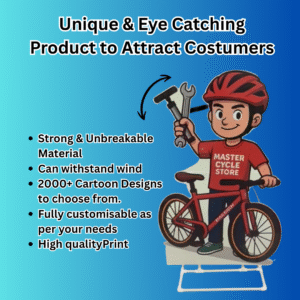 Handshaking Cartoon Standee